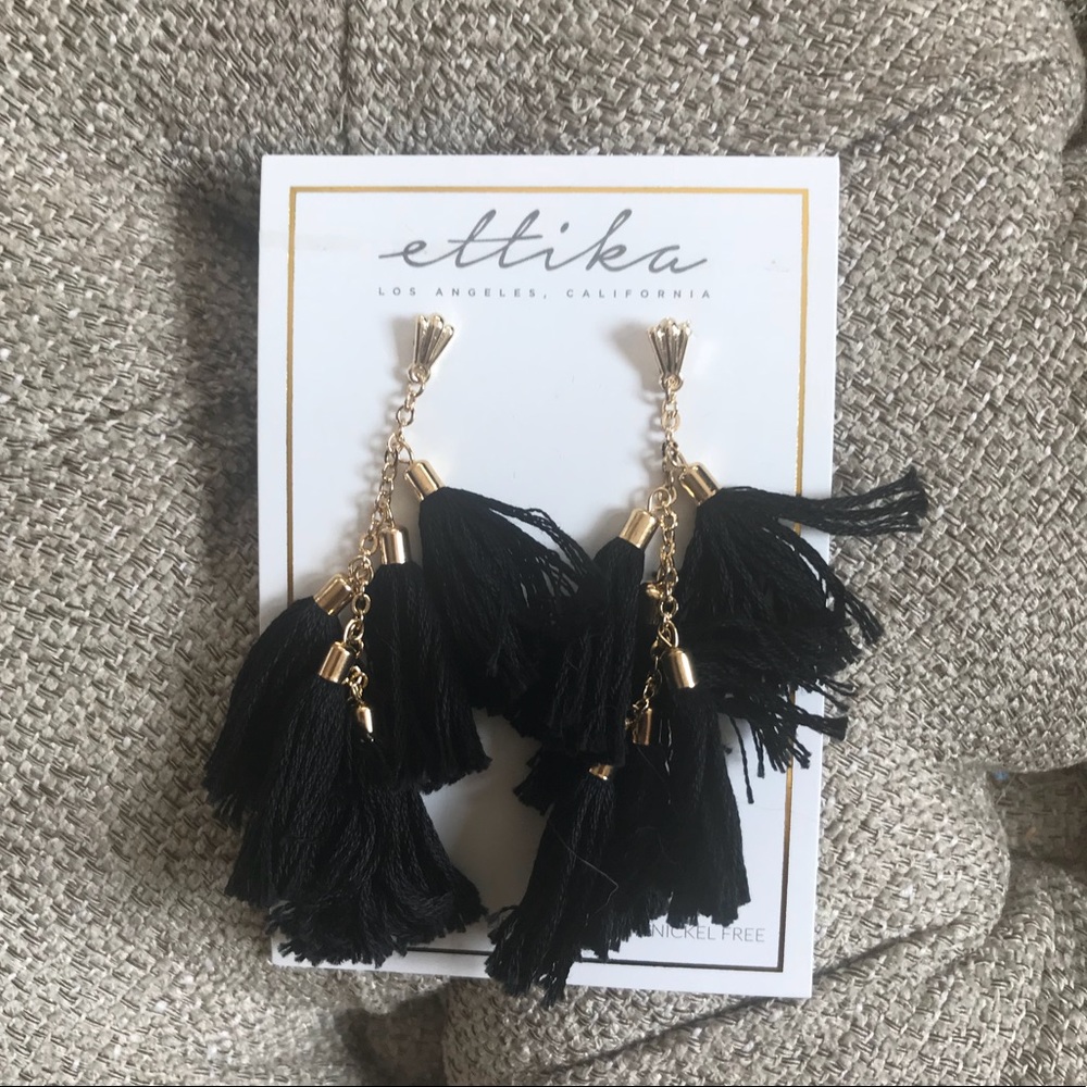 Ettika Pom Pom Earrings